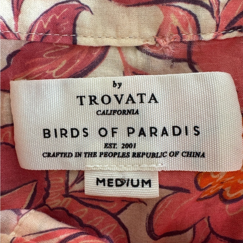 Trovata Bailey Blouse in Tea Rose. Size M - Picture 9 of 9